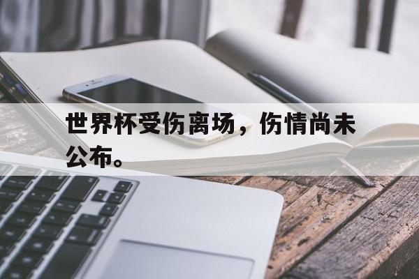 世界杯受伤离场，伤情尚未公布。